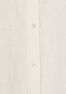 Leinenbluse – Off-White – Bild 3