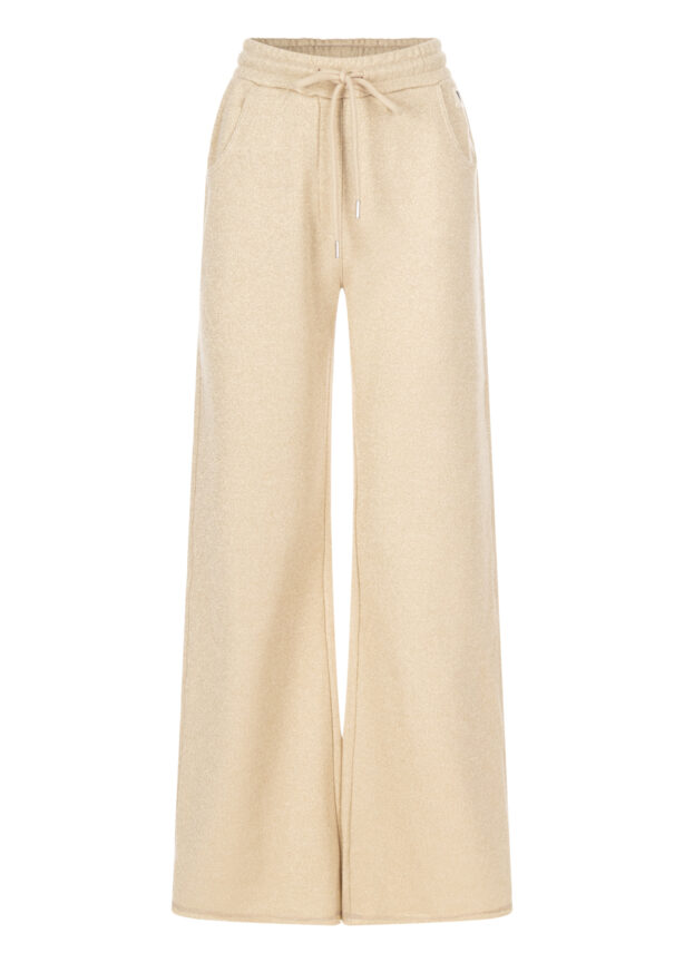 Yippie Hippie-Joggerhose-Beige-Goldlurex