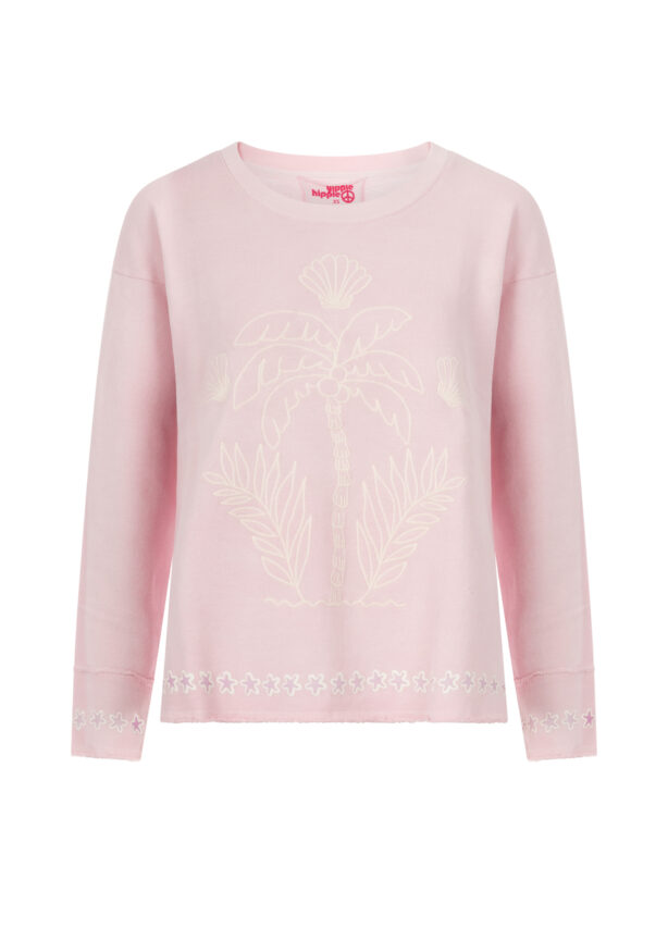 yippiehippie-sweatshirt-rosa-palmen