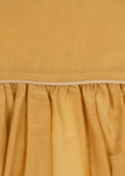 Bluse aus Baumwolle und Seide - Gelb – Bild 3