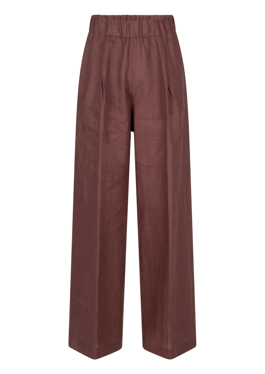 38807_H92-1-1 Leinenhose - Mauve – Bild 1