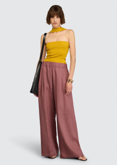 Leinenhose - Mauve – Bild 4
