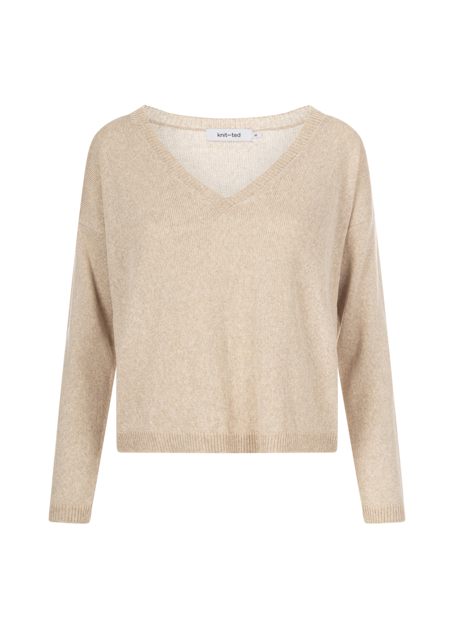 38838_sand-1 knit-ted-strickpulli-sand-silber