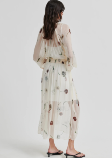 Midikleid "Florala" - Beige/Multi – Bild 3