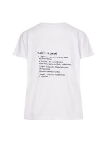T-Shirt mit Schriftzug - Weiß/Multi – Bild 2