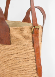 Bast-Tasche "Mety" - Braun – Bild 3