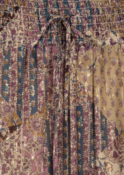 Langer Stufenrock "Pitsy" – Lila/Multi – Bild 3