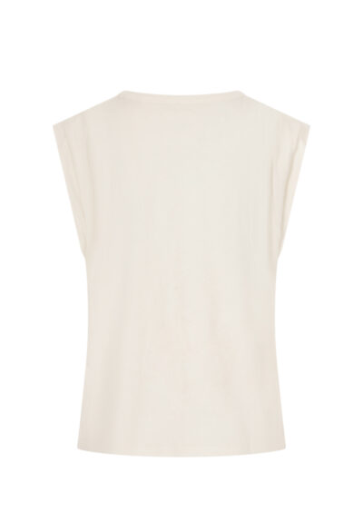 T-Shirt mit Palmenprint - Off-White/Multi – Bild 2