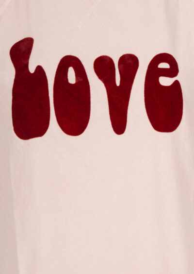 T-Shirt mit Schriftzug - Rosa/Rot – Bild 3