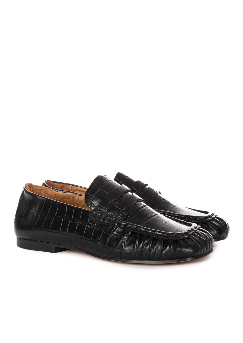 39156_negro-3 Penny-Loafer - Schwarz – Bild 1