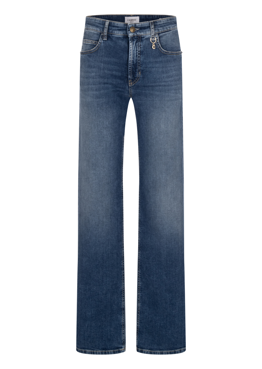 39192_5137-3 Wide Leg Jeans "Aimee" - Blau – Bild 1