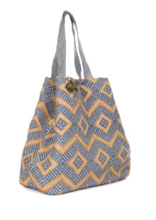 XL-Shopper - Blau/Braun – Bild 2