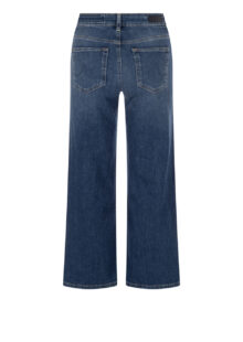 Wide-Leg Crop-Jeans „Saige“ – Blau – Bild 2