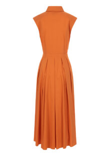 Langes Kleid - Orange – Bild 2