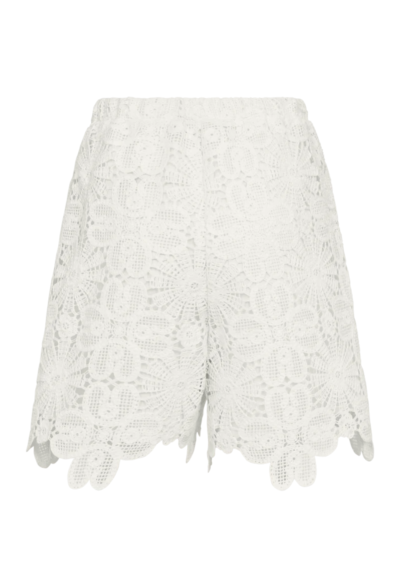 Shorts "Vilja" aus Spitze - Weiß – Bild 2