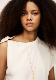 Top "Allia" mit Schnalle - Ecru – Bild 5