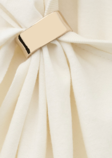 Top "Allia" mit Schnalle - Ecru – Bild 3