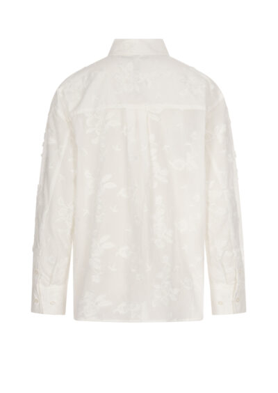 Bluse „Lio“ mit Stickerei – Weiß – Bild 2