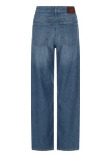 Asymmetrische Jeans "Baggy" - Blau – Bild 2