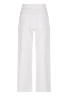 Asymmetrische Jeans "Baggy" - Weiß – Bild 2