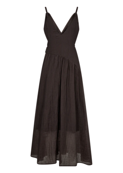 Midikleid "Joan" - Braun – Bild 2