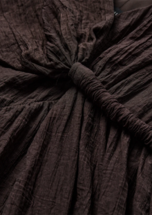 Midikleid "Joan" - Braun – Bild 3