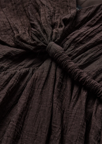 Midikleid "Joan" - Braun – Bild 3