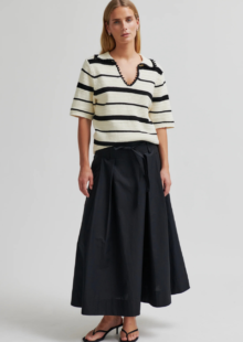 Rock "Larkini" aus Bio-Baumwolle - Schwarz – Bild 3