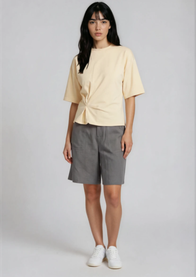 T-Shirt "Missouri" - Pastellgelb – Bild 4