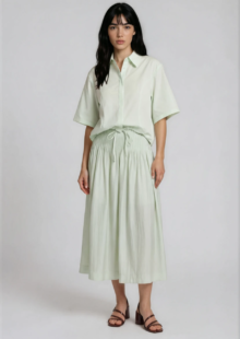 Bluse "Molly" - Mintgrün – Bild 5