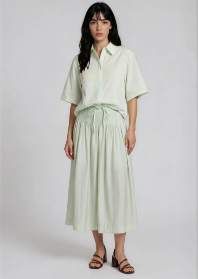 Bluse "Molly" - Mintgrün – Bild 5
