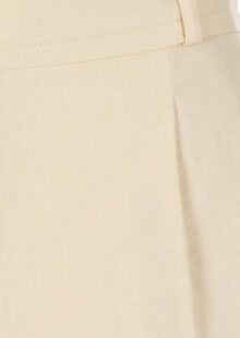 Shorts "Cilo" aus Baumwolle und Leinen - Beige – Bild 3