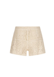 Häkel-Shorts "Fihona" aus Baumwolle - Natur – Bild 2