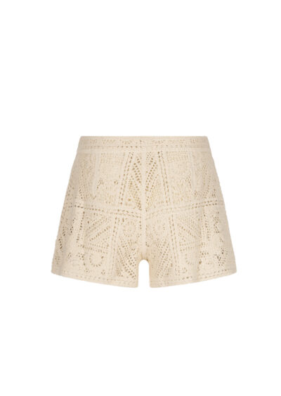 Häkel-Shorts "Fihona" aus Baumwolle - Natur – Bild 2