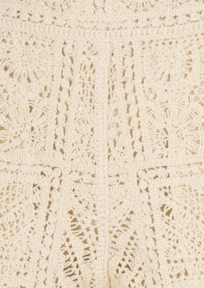Häkel-Shorts "Fihona" aus Baumwolle - Natur – Bild 3