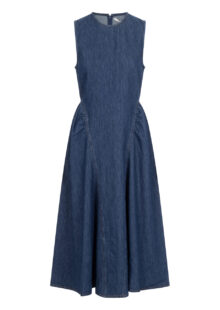 second-female-denim-kleid-lukana-blau