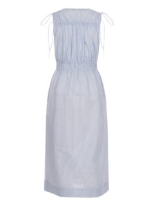 Midi-Kleid "Ballia" – Blau gestreift – Bild 2