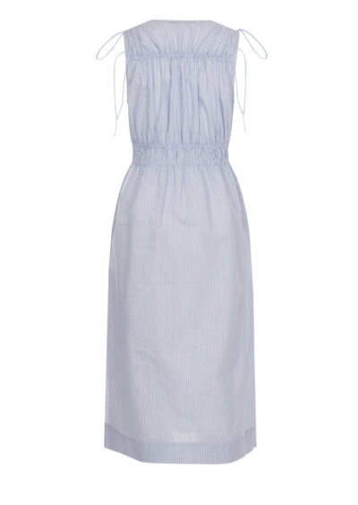 Midi-Kleid "Ballia" – Blau gestreift – Bild 2