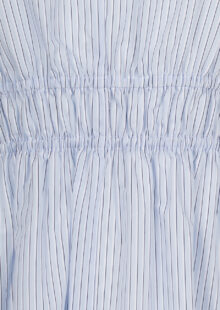 Midi-Kleid "Ballia" – Blau gestreift – Bild 3