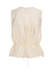 Bestickte Bluse "Vira" - Off-White – Bild 2