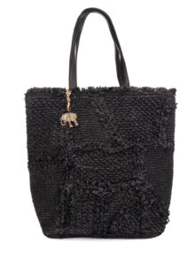 Bast-Tasche - Schwarz