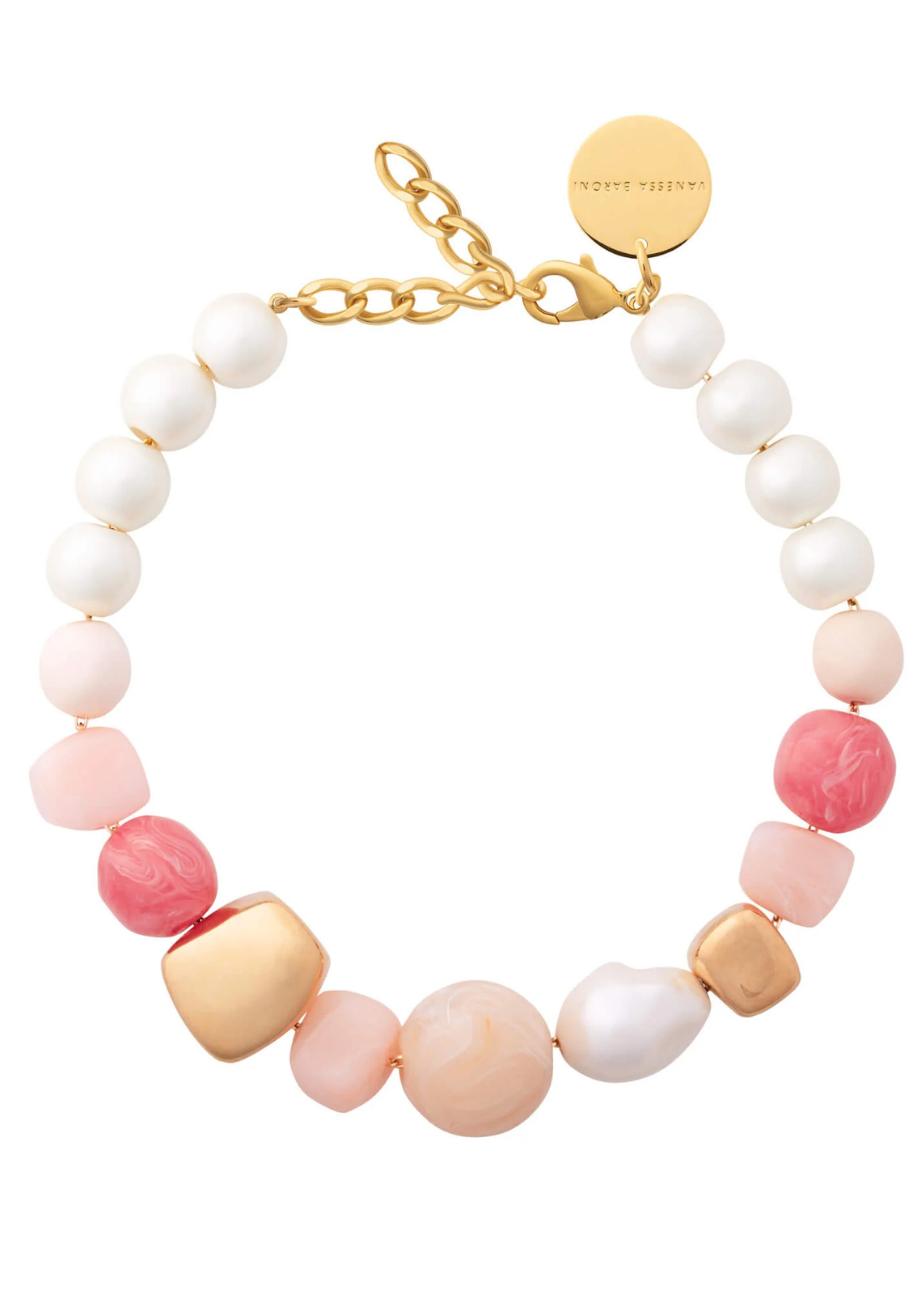 39674_waterm Halskette "Portofino" - Rosa – Bild 1