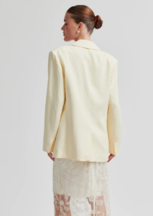 Leichter Blazer „Lino“ – Butter yellow – Bild 5
