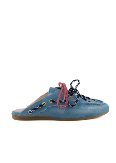 Pantoletten "Killian" - helles Denim – Bild 2