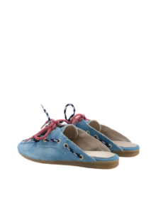 Pantoletten "Killian" - helles Denim – Bild 3