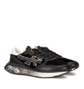 premiata-sneakers-lauryn-schwarz-weiß