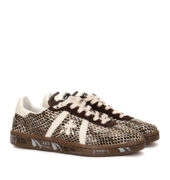 premiata-sneakers-bonnied-schlangenleder-braun