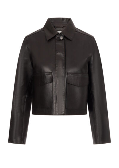 Lederjacke "Ezay" - Dunkelbraun – Bild 2