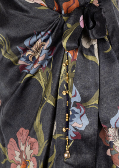Kleid aus Viskose und Seide - Multi – Bild 3
