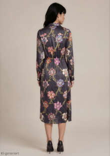 Kleid aus Viskose und Seide - Multi – Bild 5